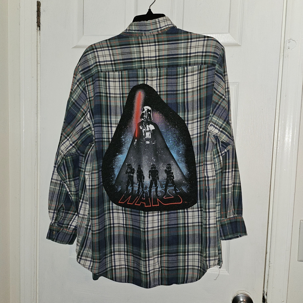 Star Wars Plaid Men's Shirt